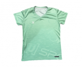 REMERA U SPORT FEM VERDE MENTA M